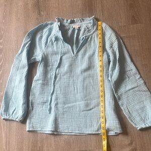NWOT Jcrew Factory Gauze Long Sleeve Shirt
